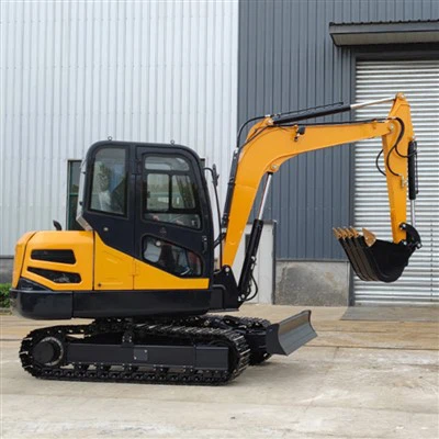 6,5 tonnu kāpurķēžu ekskavators ar japāņu kubota motoru mēroga inženierijas ēkām